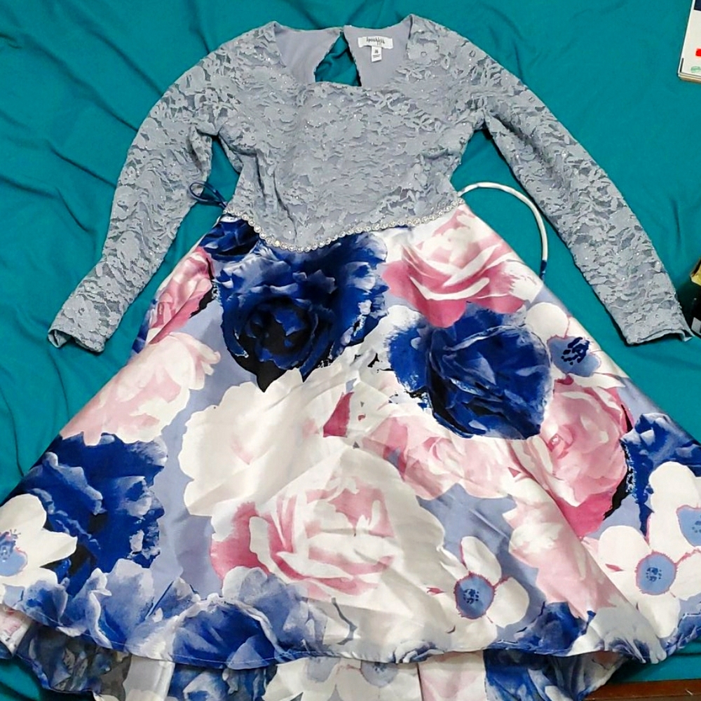 A long sleeve dress